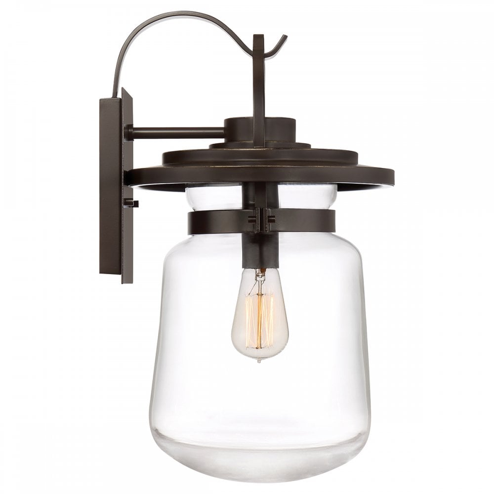 Quintiesse Lasalle Single Large Wall Lantern - Western Bronze
