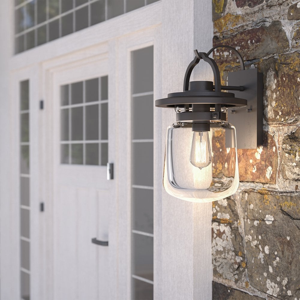 Quintiesse Lasalle Single Medium Wall Lantern - Western Bronze
