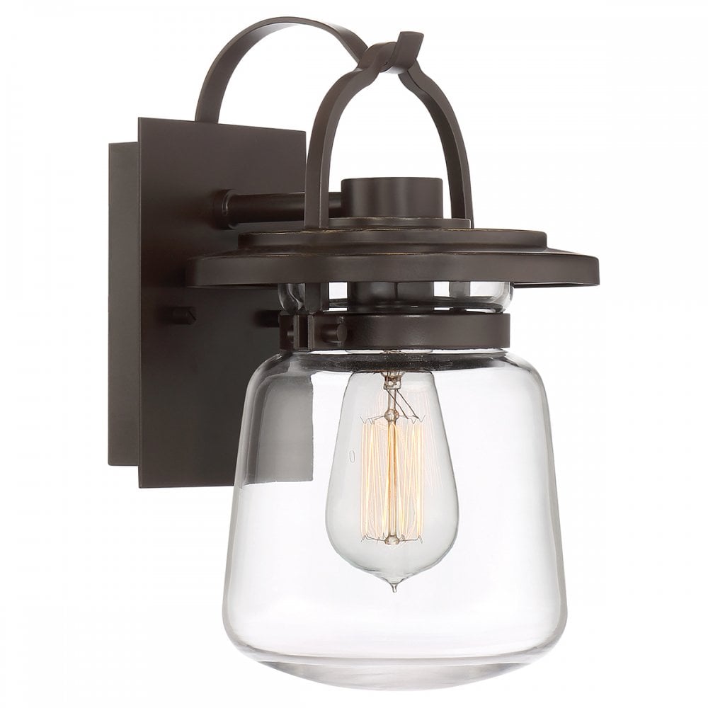 Quintiesse Lasalle Single Small Wall Lantern - Western Bronze
