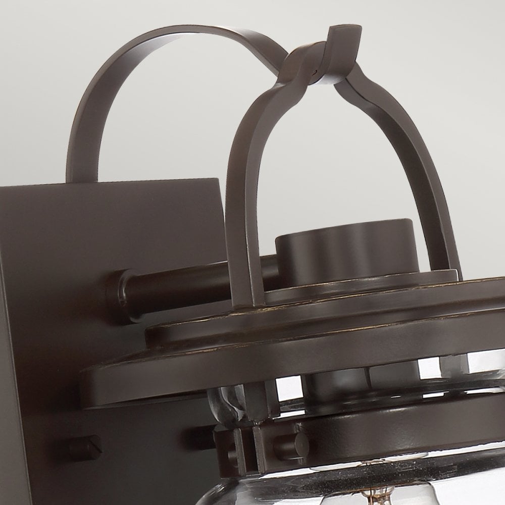 Quintiesse Lasalle Single Small Wall Lantern - Western Bronze