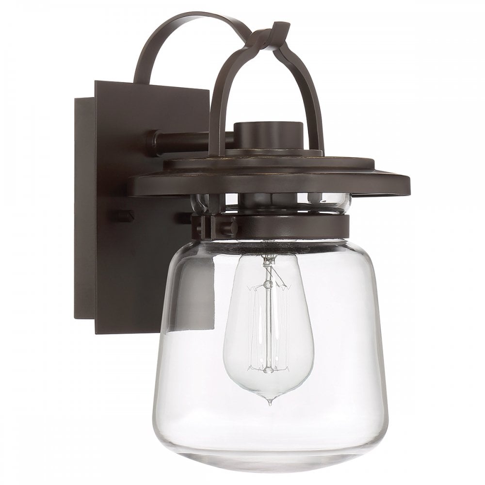 Quintiesse Lasalle Single Small Wall Lantern - Western Bronze