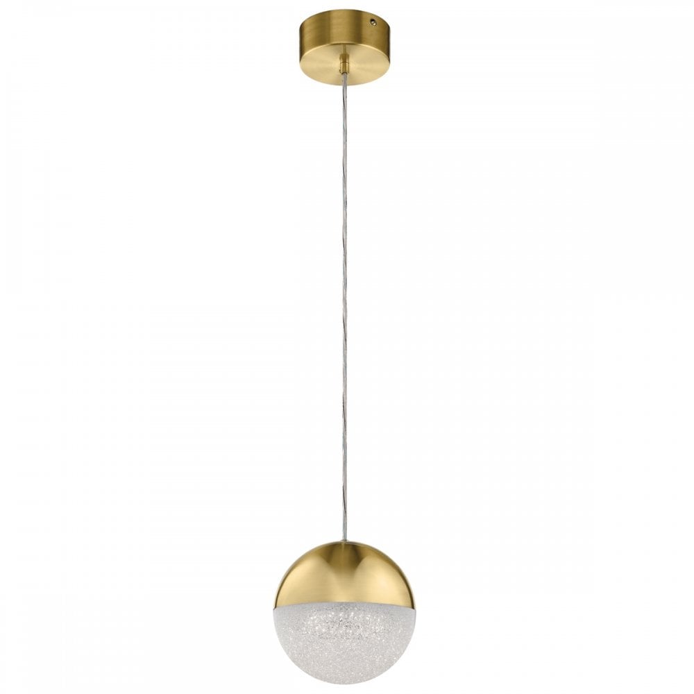 Quintiesse Moonlit LED Mini Pendant - Champagne Gold