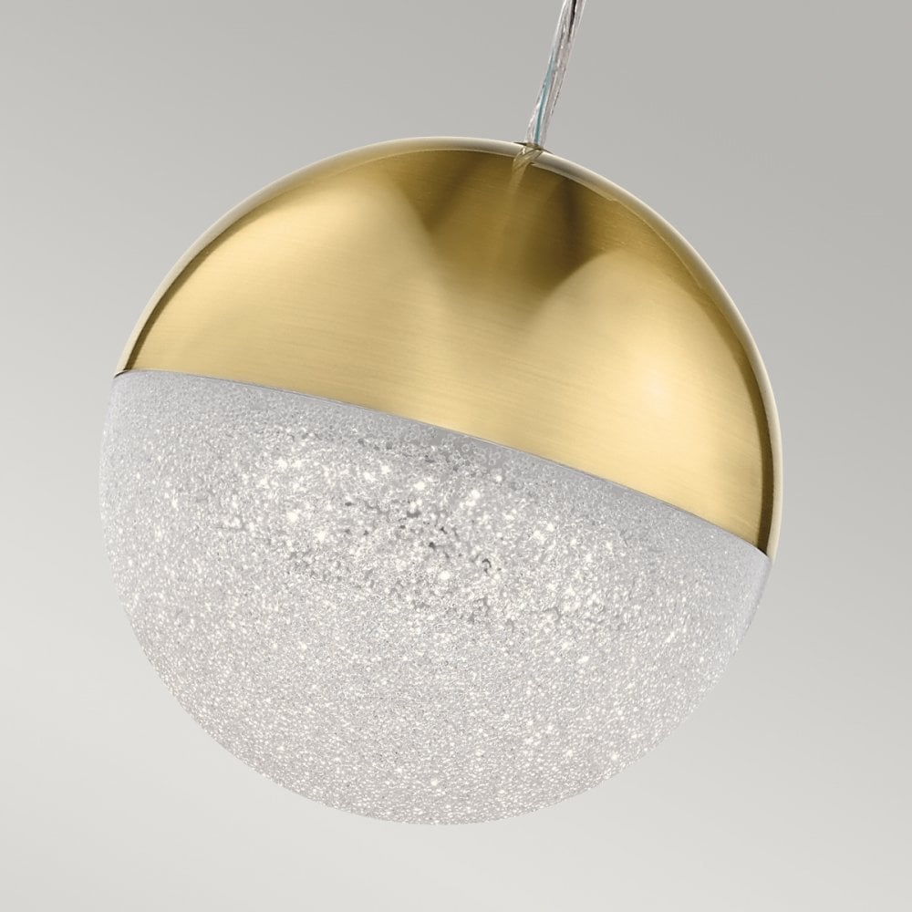 Quintiesse Moonlit LED Mini Pendant - Champagne Gold