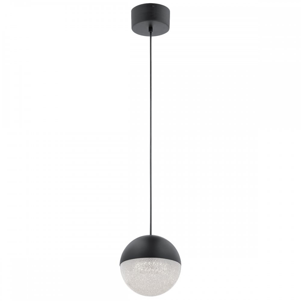Quintiesse Moonlit LED Mini Pendant - Matte Black