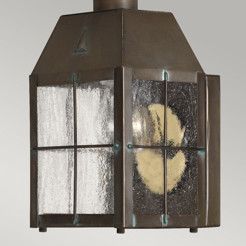 Quintiesse Nantucket Single Extra Small Wall Lantern - Aged Brass