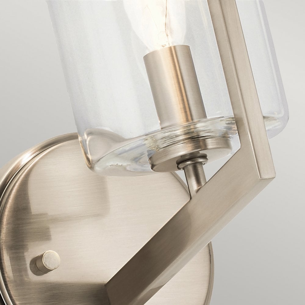 Quintiesse Nye Single Wall Light - Classic Pewter