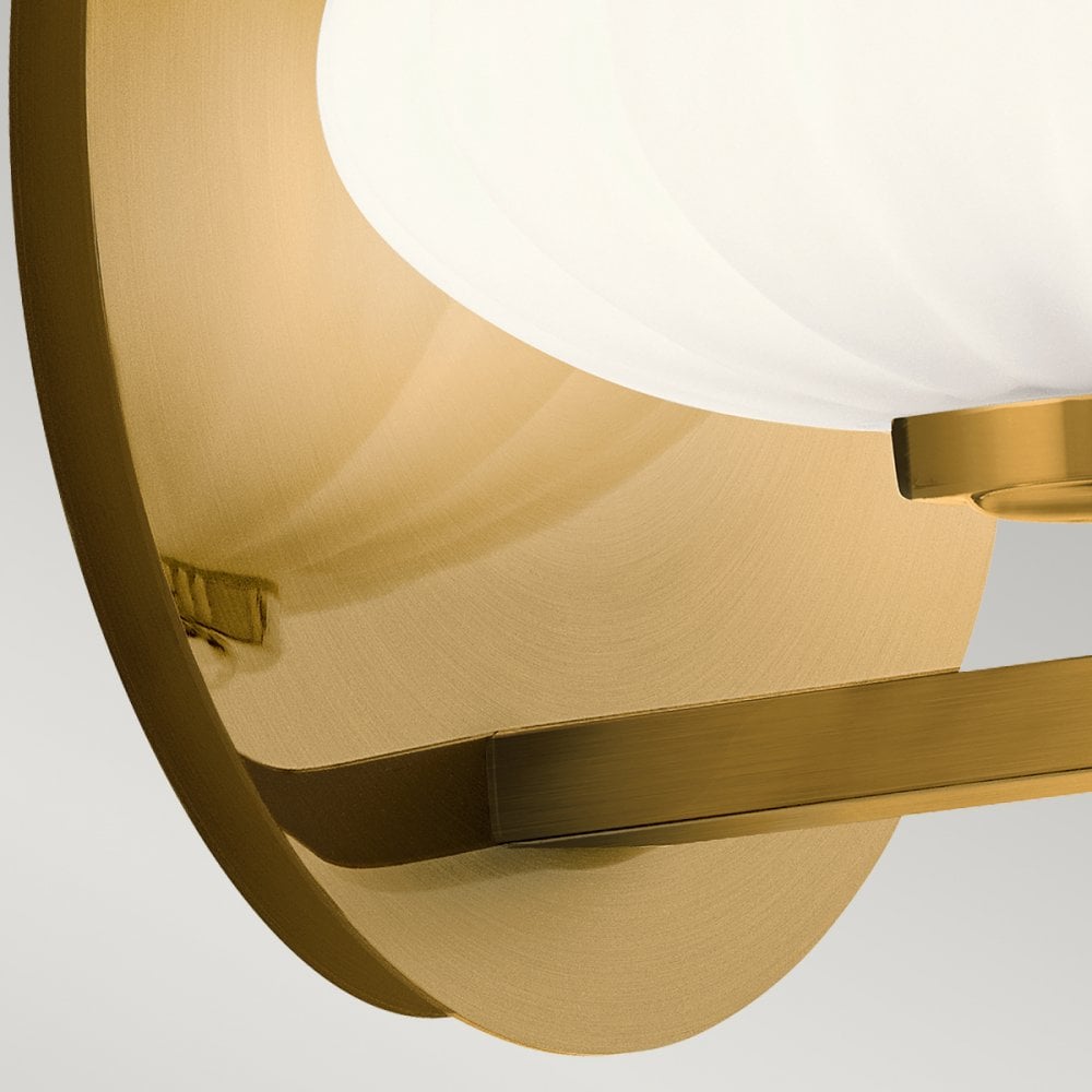 Quintiesse Pim Single Bathroom Wall Light - Fox Gold