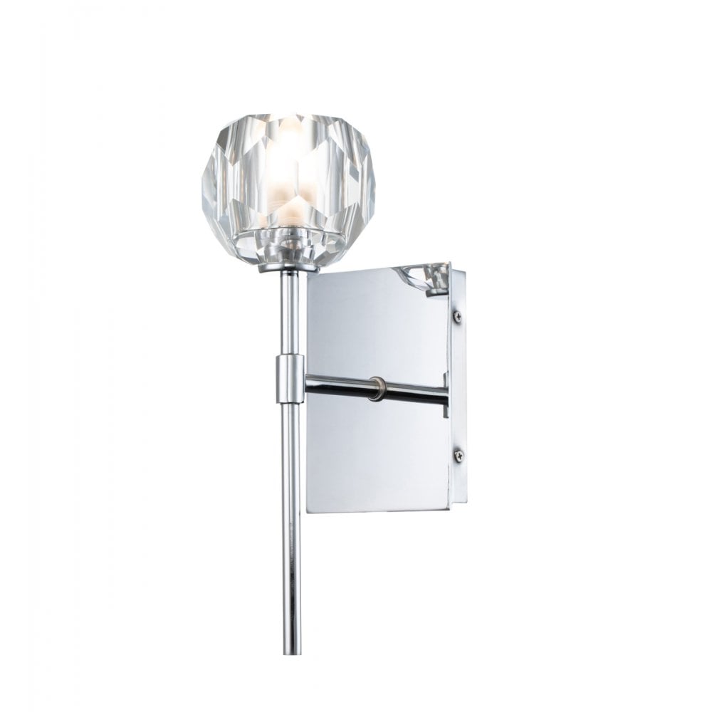 Quintiesse Regalia Single Bathroom Wall Light - Polished Chrome