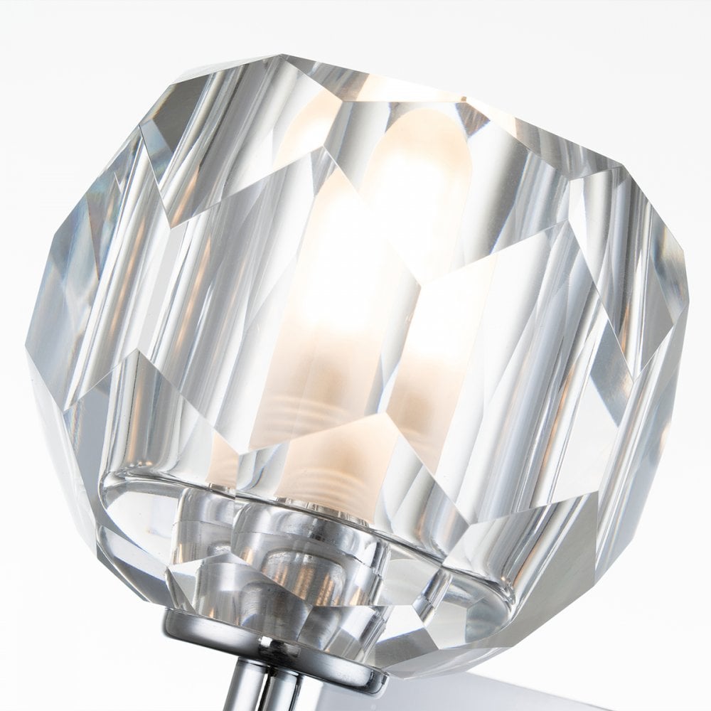 Quintiesse Regalia Single Bathroom Wall Light - Polished Chrome