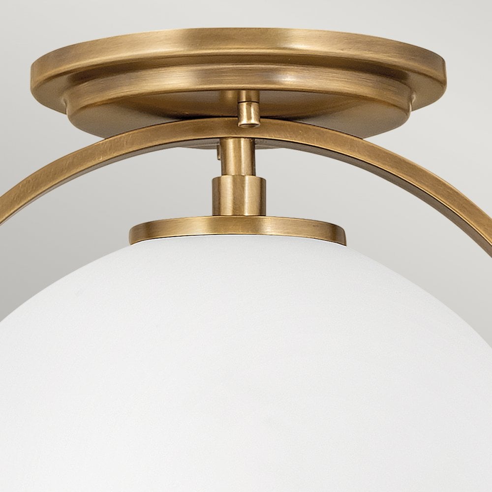Quintiesse Somerset Single Flush Fitting - Opal - Heritage Brass