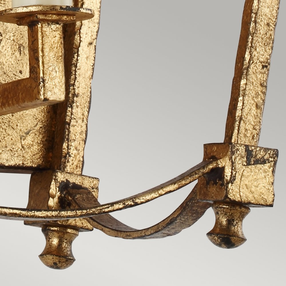 Quintiesse Thayer 2 Light Wall Light - Antique Gild