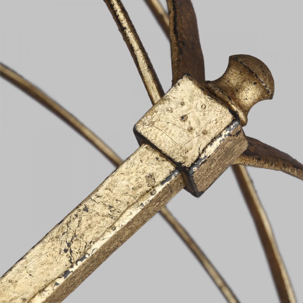 Quintiesse Thayer 4 Light Pendant - Antique Gild