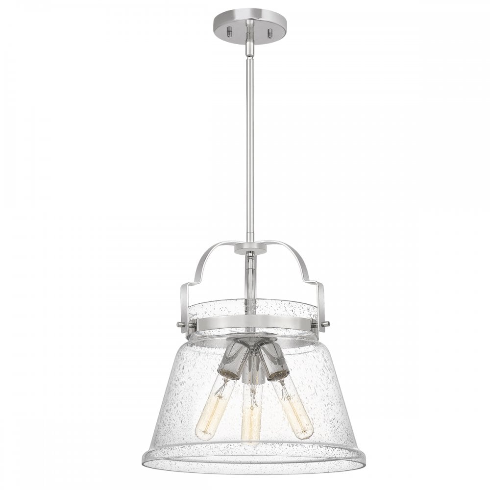 Quintiesse Wimberley 3 Light Pendant - Polished Chrome