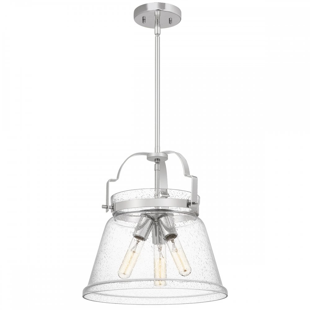 Quintiesse Wimberley 3 Light Pendant - Polished Chrome