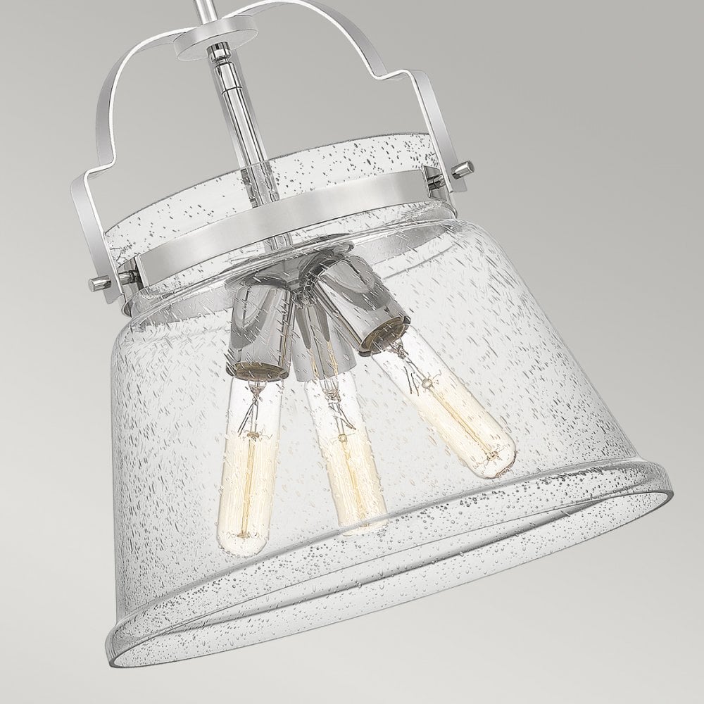 Quintiesse Wimberley 3 Light Pendant - Polished Chrome