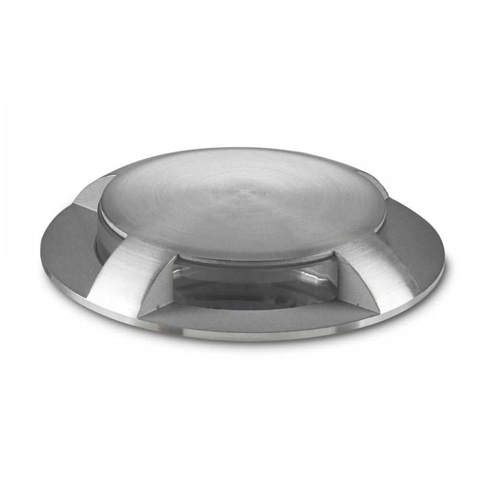 Collingwood GL200 5.7W Large Domed Marker LED Light - Stainless Steel - 3 Facets - Straight to Mains