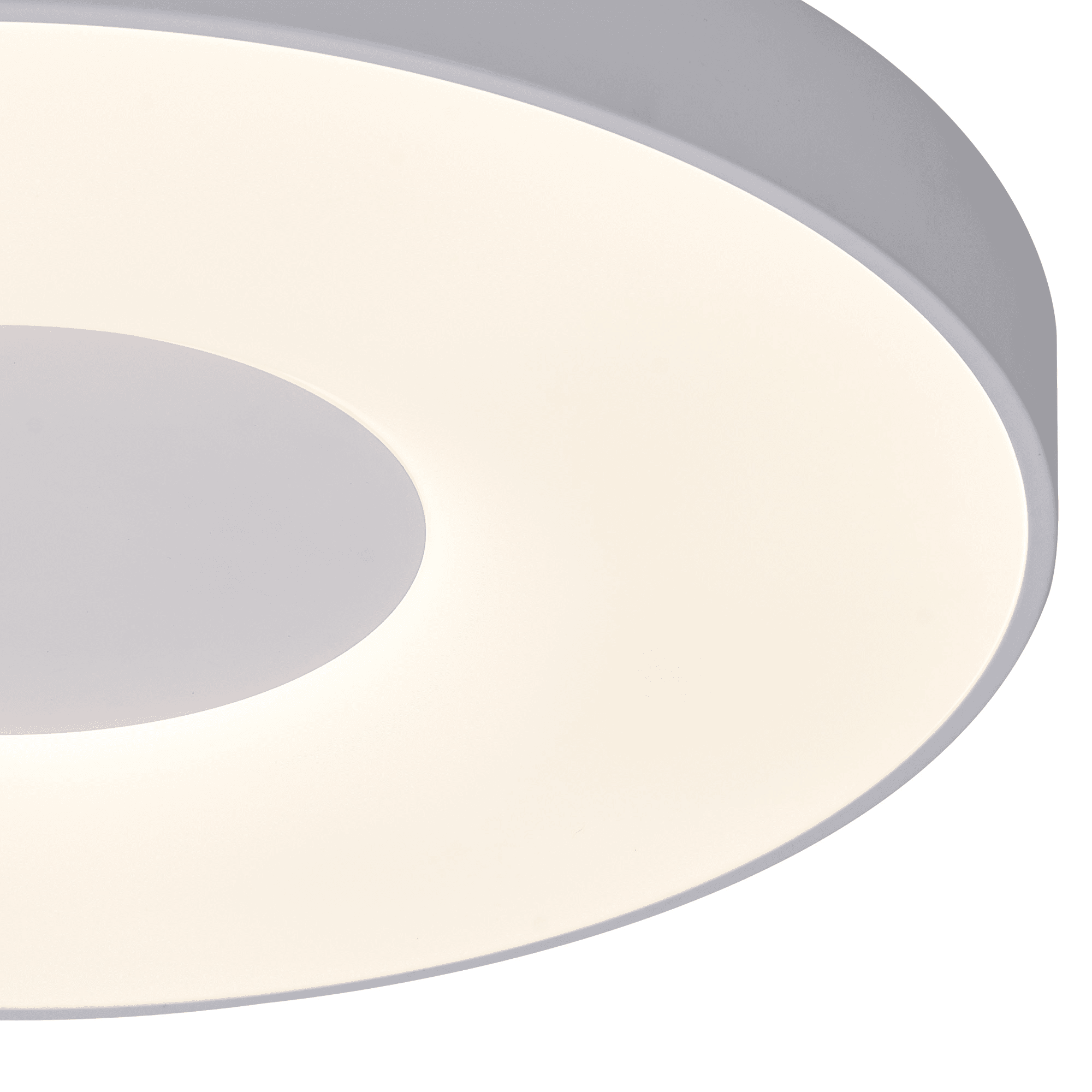 Mantra Coin Round White LED Ceiling Light With Remote Control - 2700K-5000K