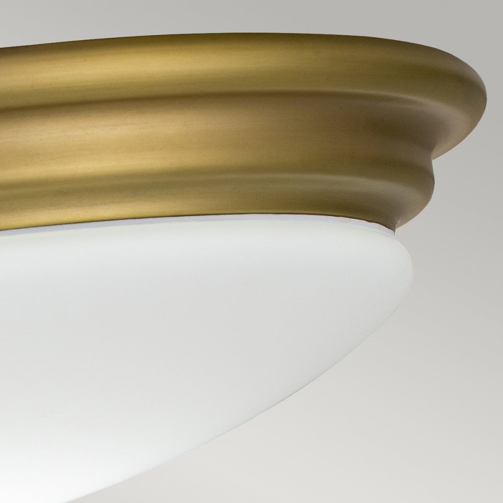 Elstead Brompton Single Bathroom Flush Fitting - Brushed Brass