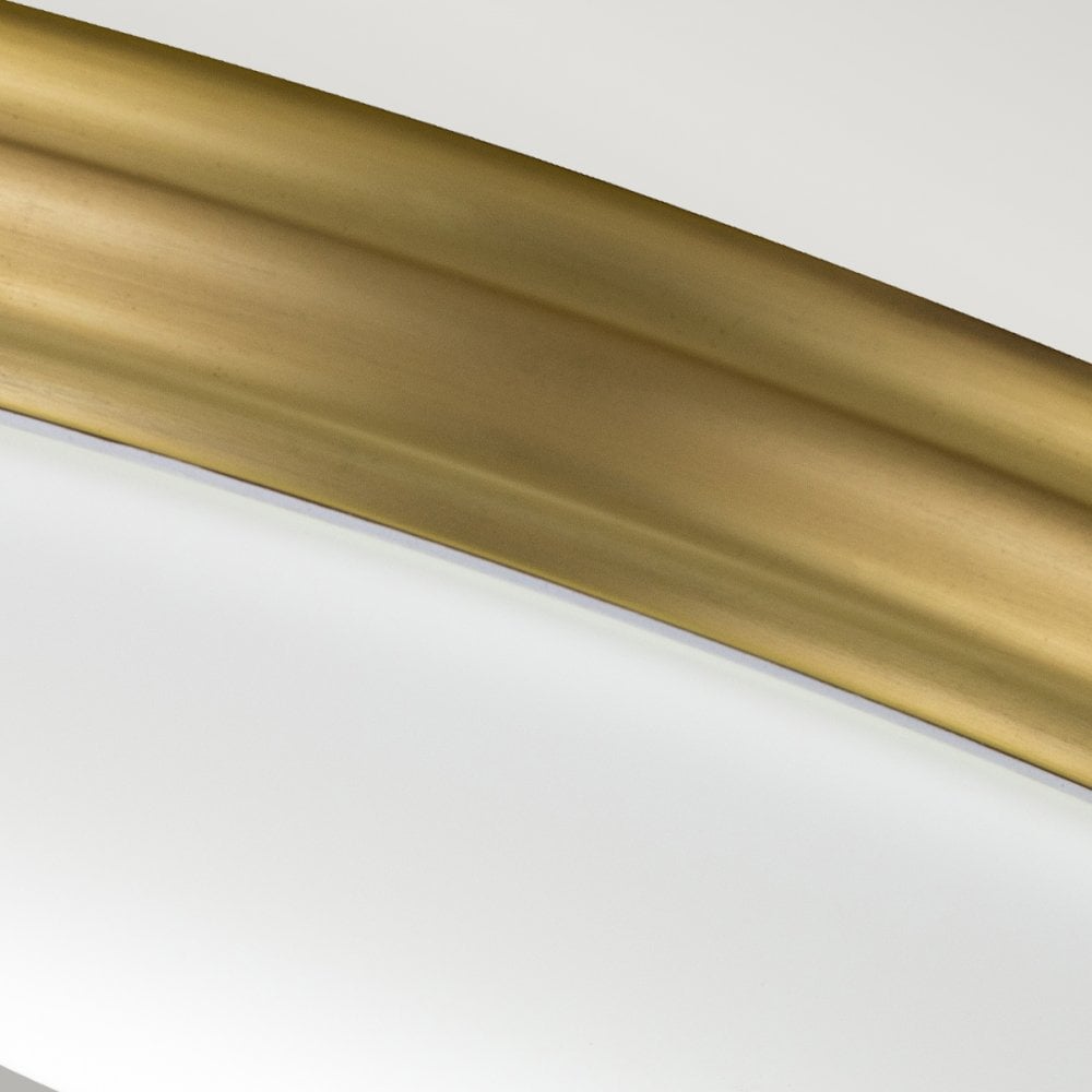 Elstead Brompton Single Bathroom Flush Fitting - Brushed Brass