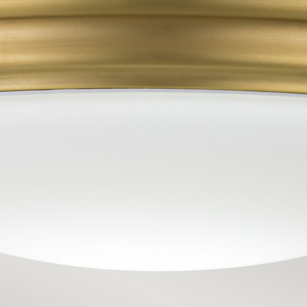 Elstead Brompton Single Bathroom Flush Fitting - Brushed Brass