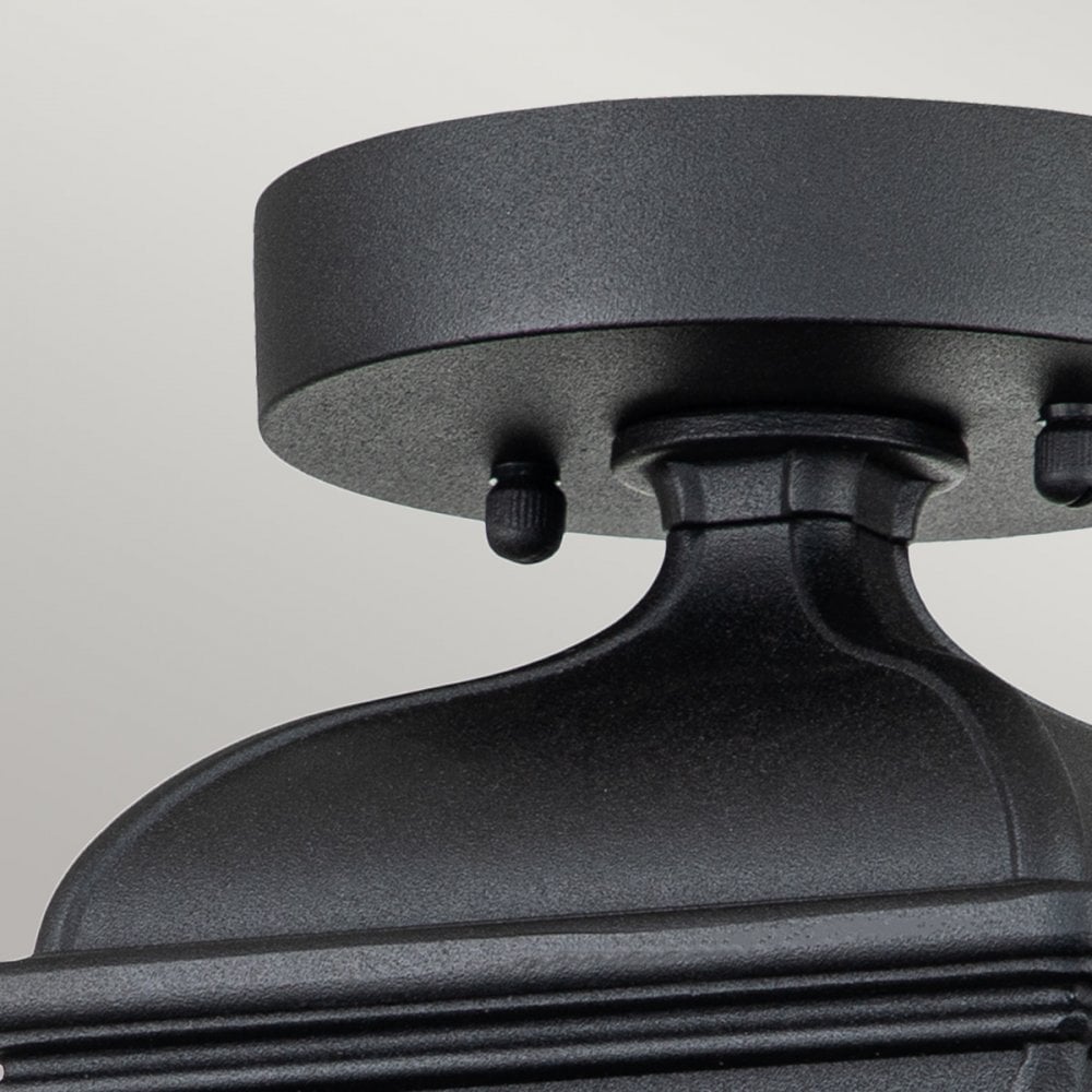 Elstead Bayview Single Porch Lantern - Black