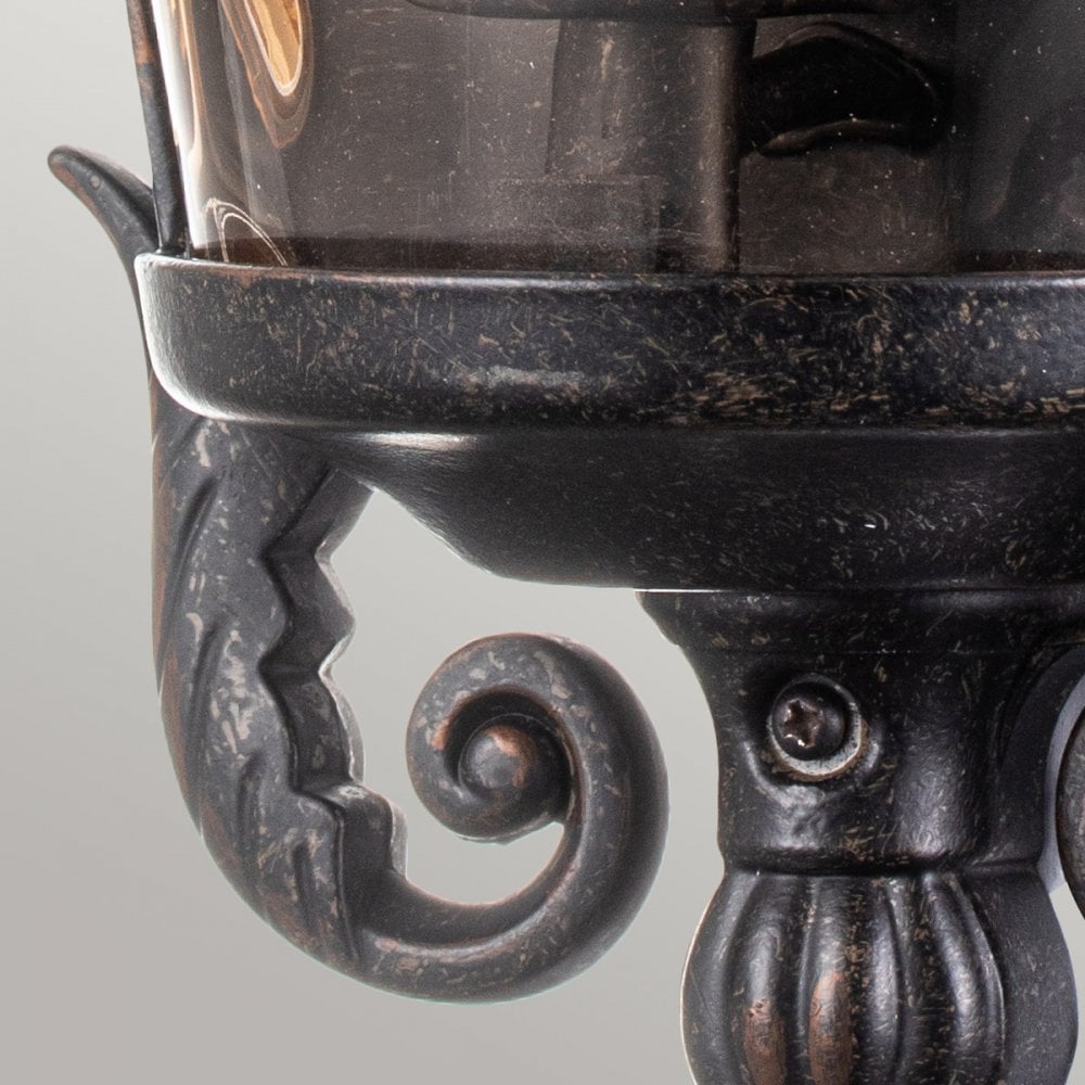 Elstead Baltimore Single Medium Half Lantern - Weathered Bronze