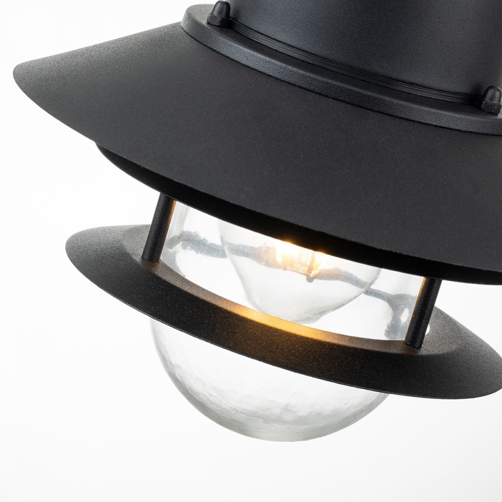 Elstead Copenhagen Single Chain Lantern - Black