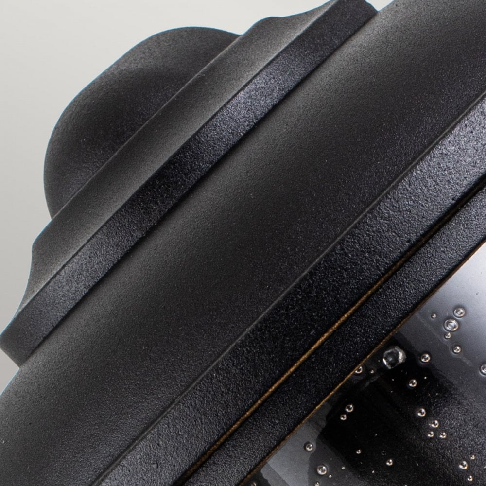 Feiss Lighthouse Single Half Lantern - Textured Black