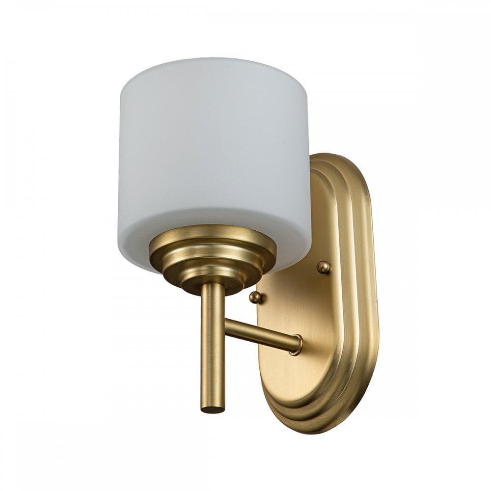Feiss Malibu Single Wall Light - Brushed Brass