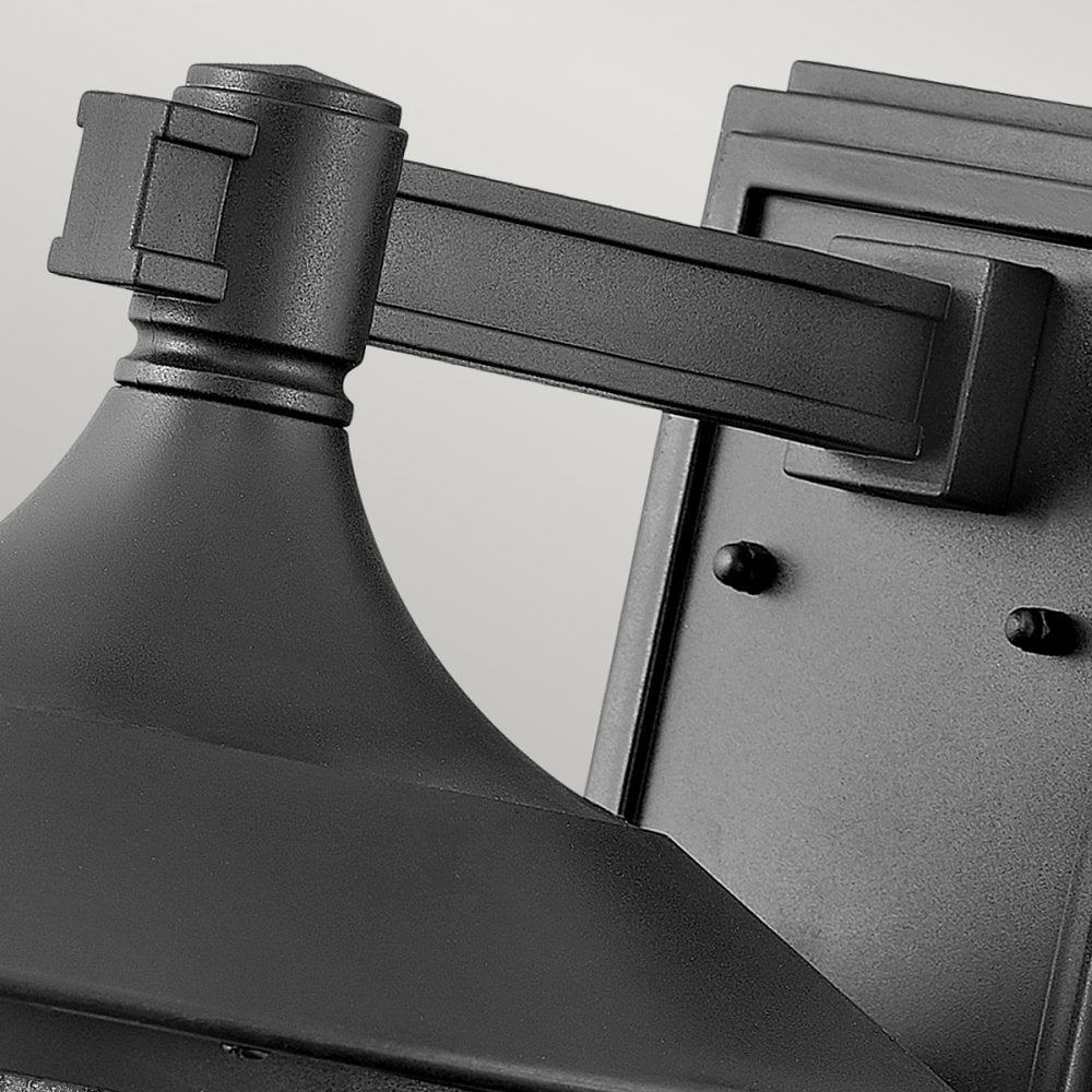 Hinkley Freeport Single Large Wall Lantern - Textured Black