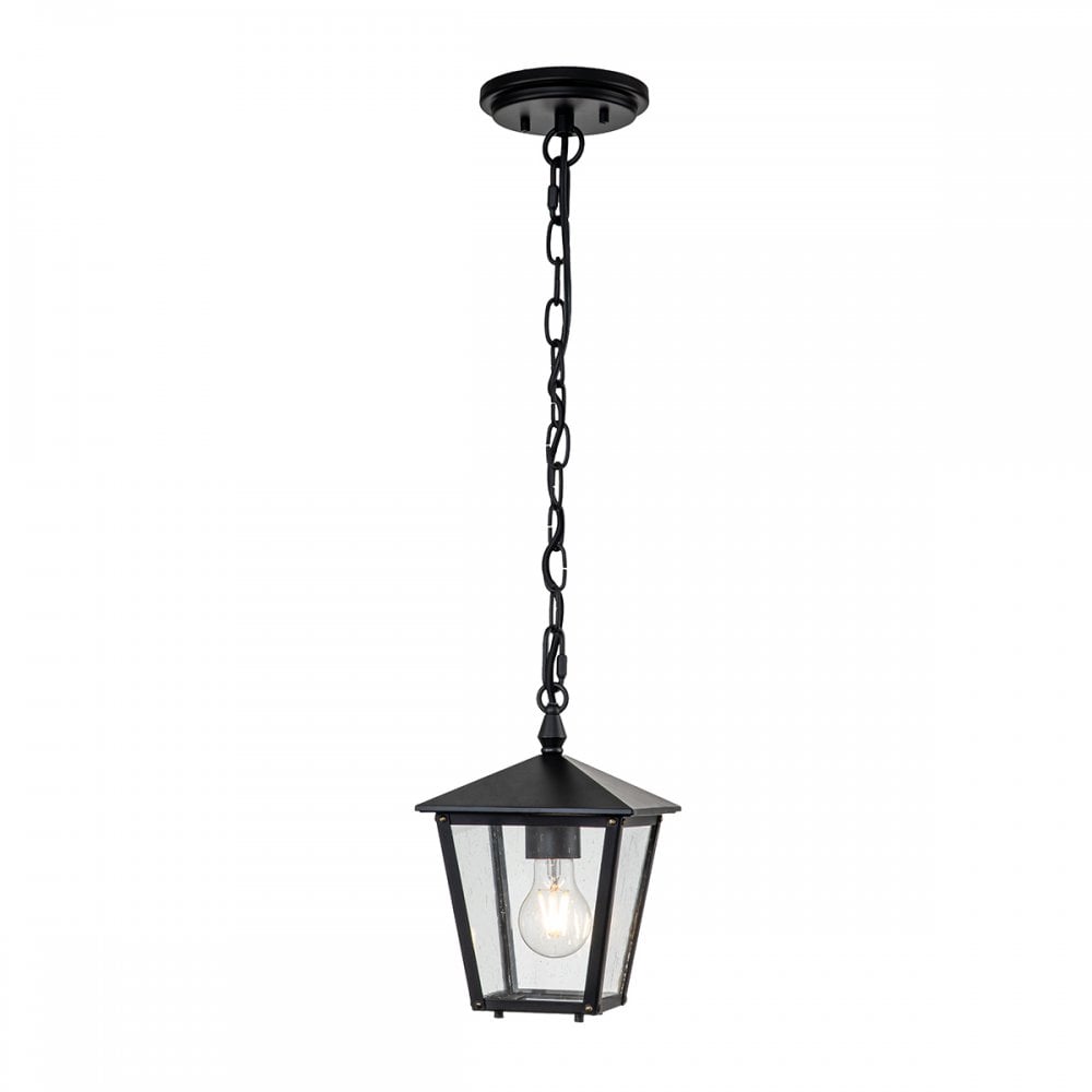 Hinkley Huntersfield Single Small Chain Lantern - Black