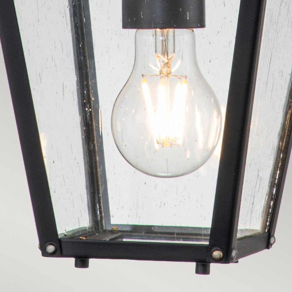 Hinkley Huntersfield Single Small Chain Lantern - Black