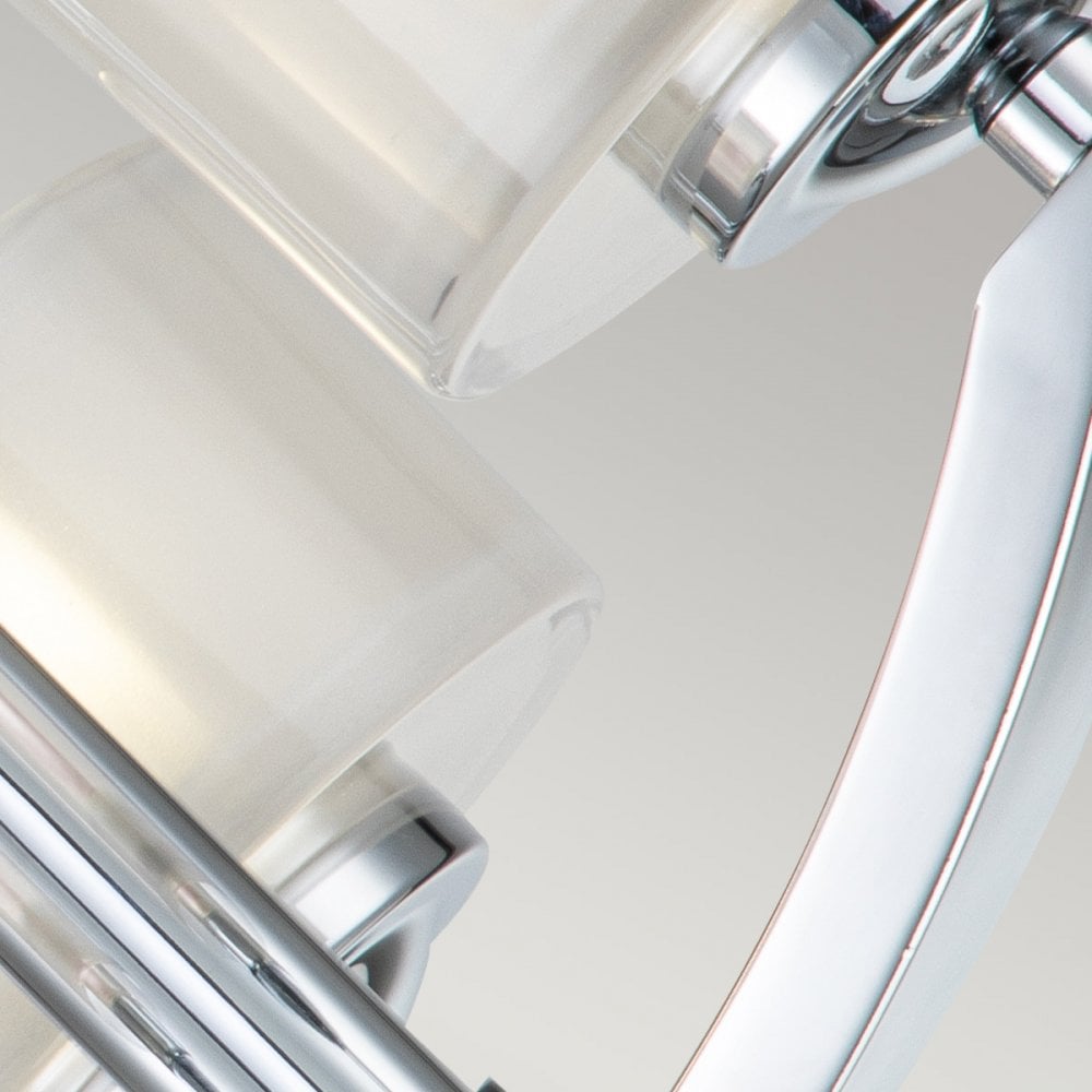 Hinkley Meridian 3 Light Semi-Flush Fitting - Polished Chrome