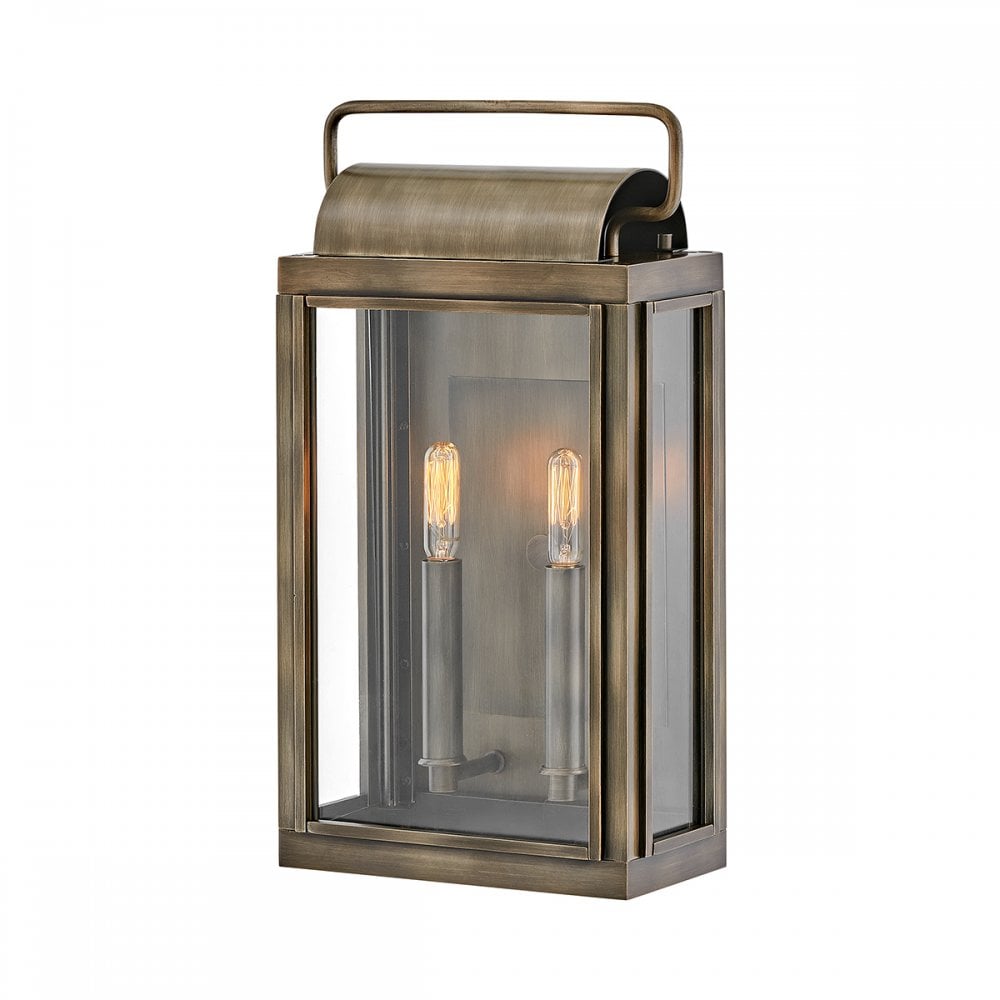 Hinkley Sag Harbor 2 Light Medium Wall Lantern - Painted Burnished Bronze