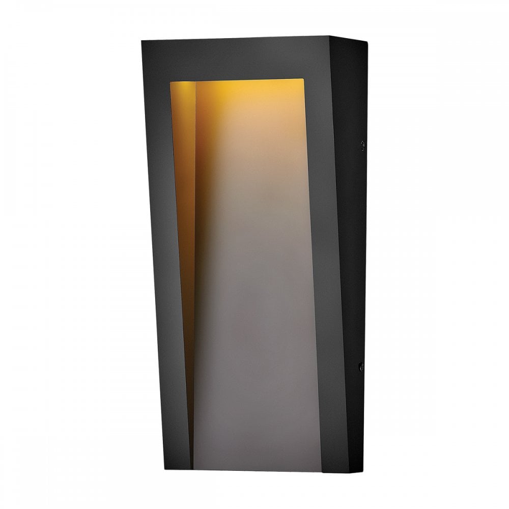 Hinkley Taper LED Wall Lantern 380mm - Textured Black