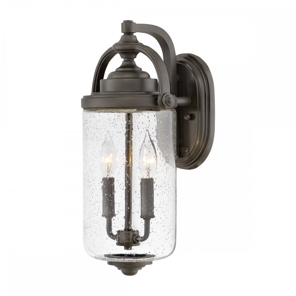 Hinkley Willoughby 2 Light Wall Lantern - Oil Rubbed Bronze