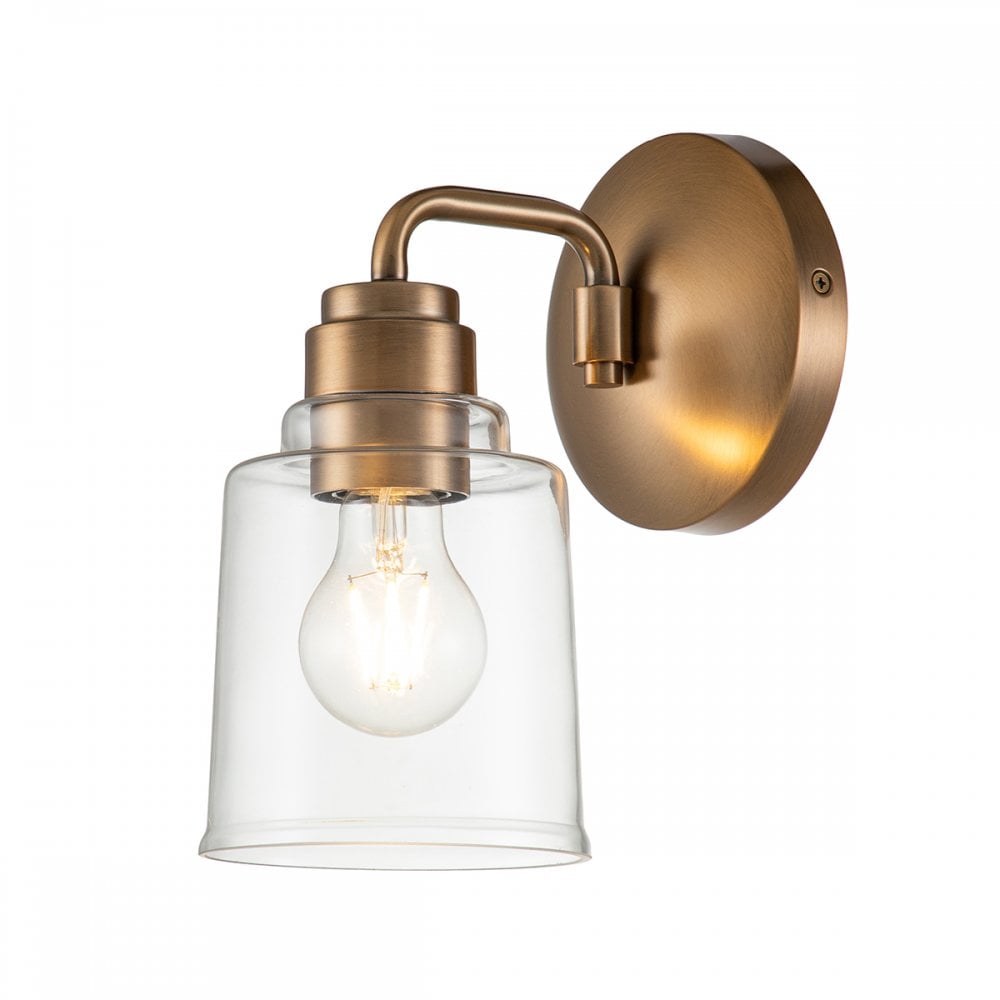 Kichler Aivian Single Wall Light - Weathered Brass