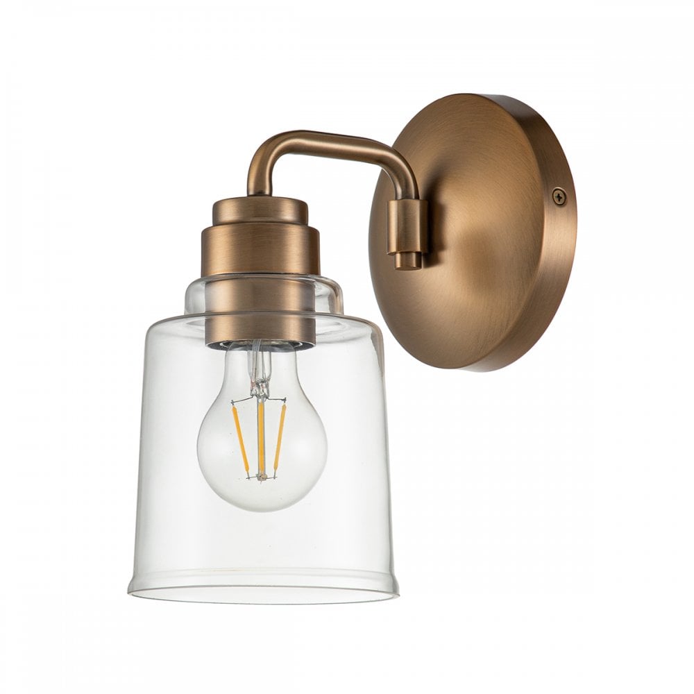 Kichler Aivian Single Wall Light - Weathered Brass