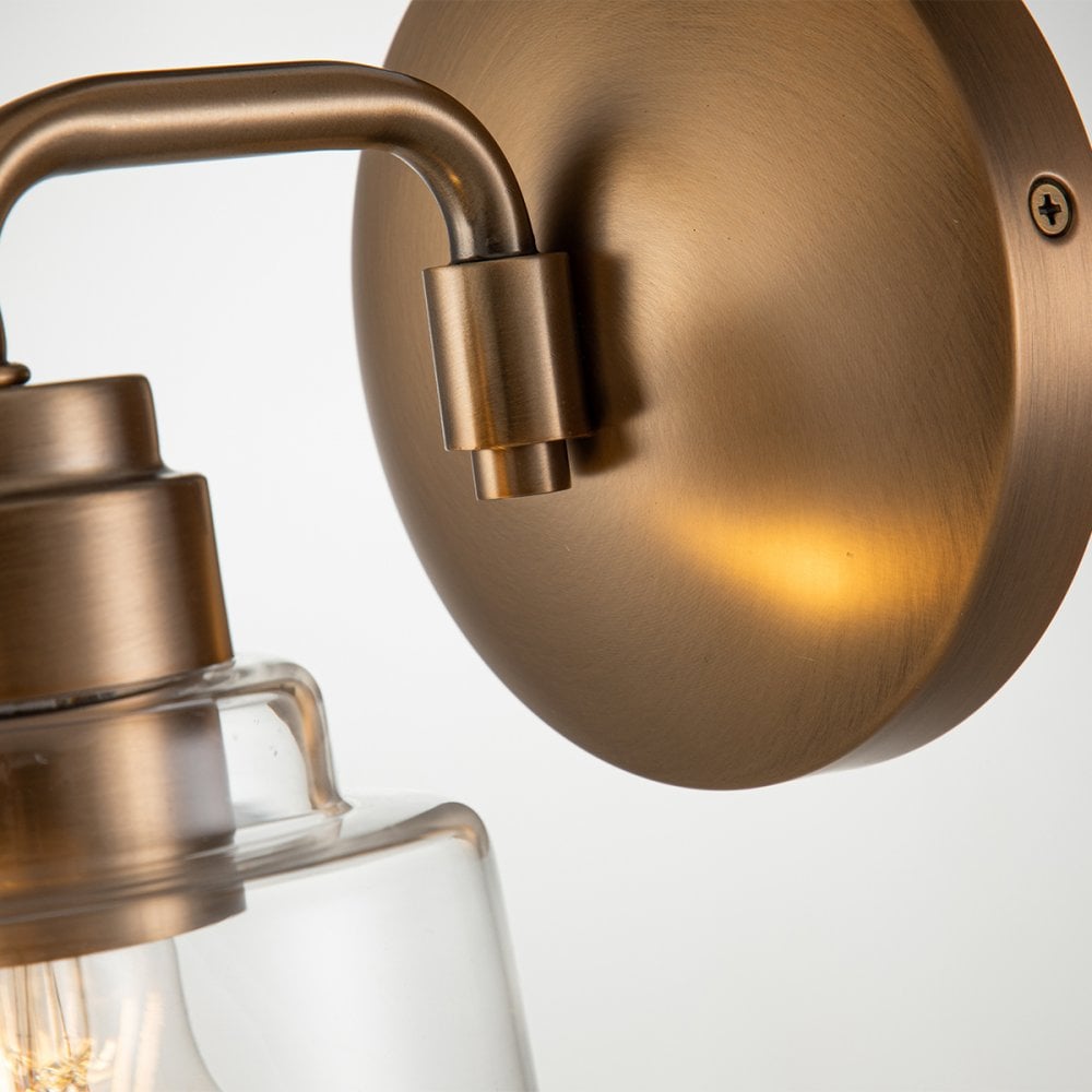 Kichler Aivian Single Wall Light - Weathered Brass