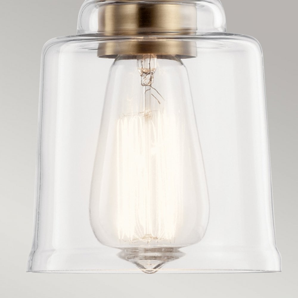 Kichler Aivian Single Pendant - Weathered Brass