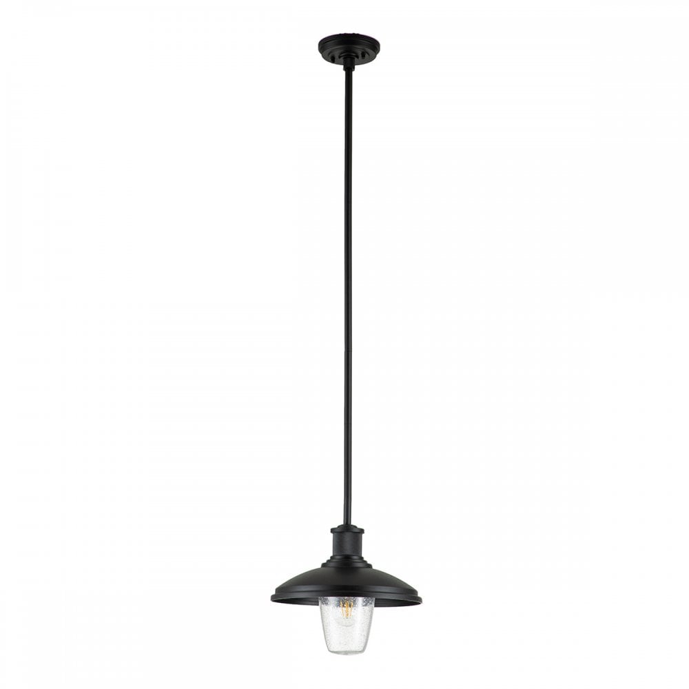 Kichler Allenbury Single Outdoor Pendant - Textured Black