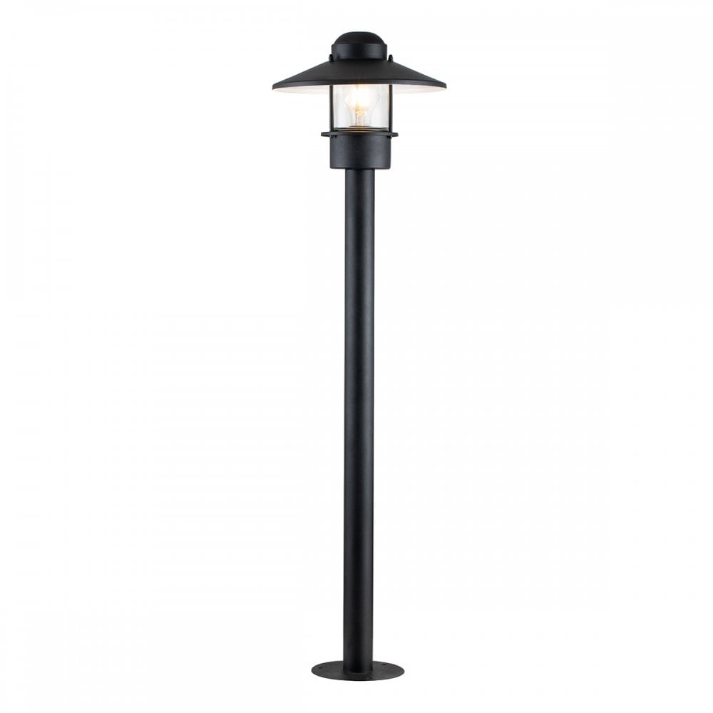 Elstead Klampenborg Single Bollard - Black