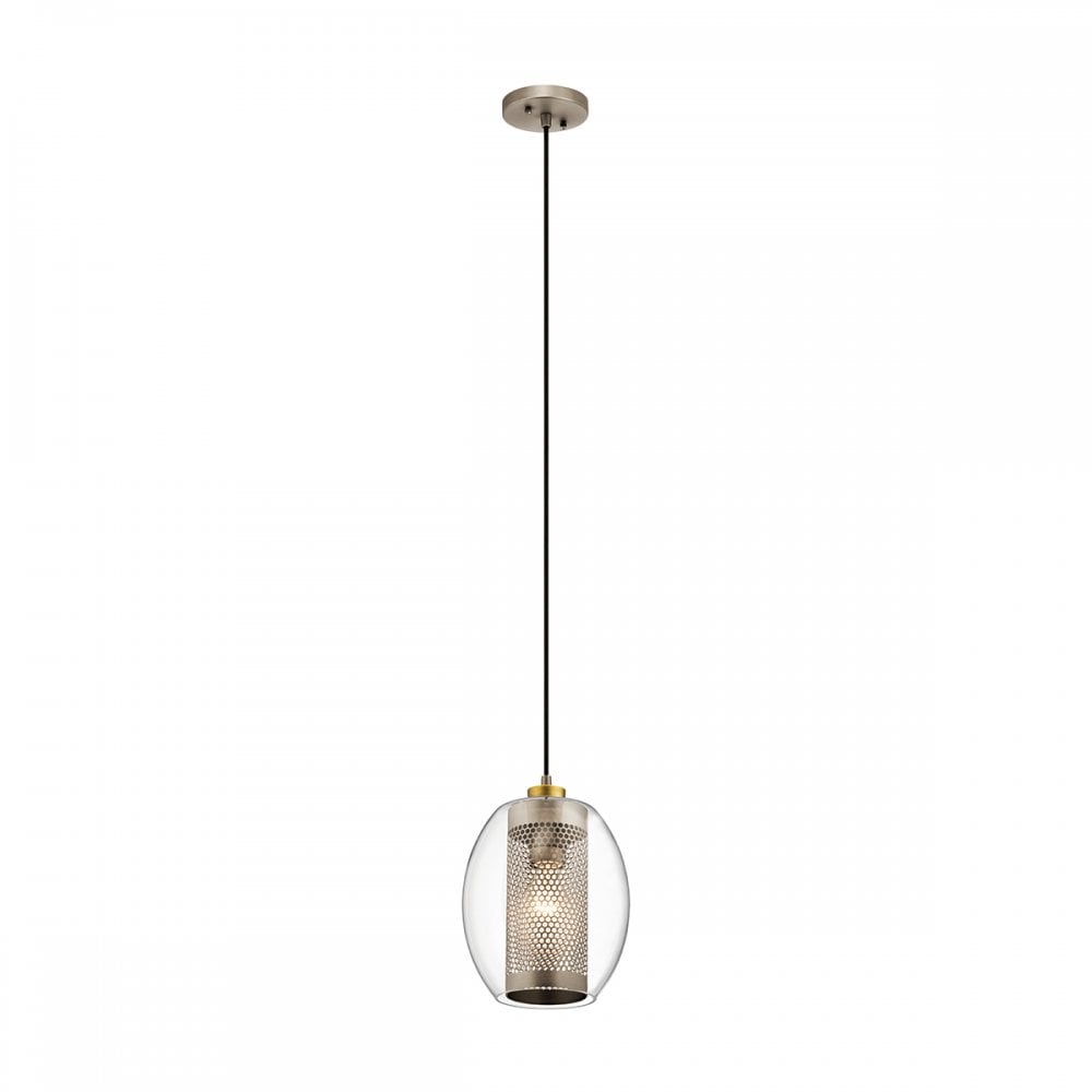 Kichler Asher Single Mini Pendant - Antique Pewter