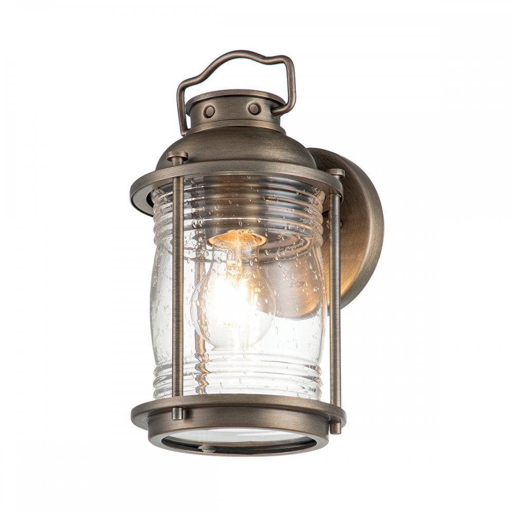Kichler Ashland Bay Single Small Wall Lantern - Burnished Bronze