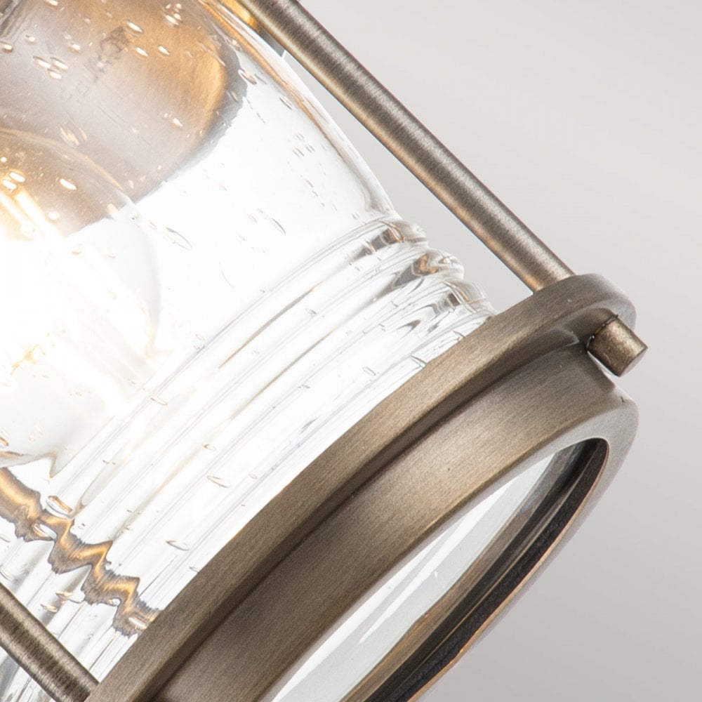 Kichler Ashland Bay Single Small Wall Lantern - Burnished Bronze