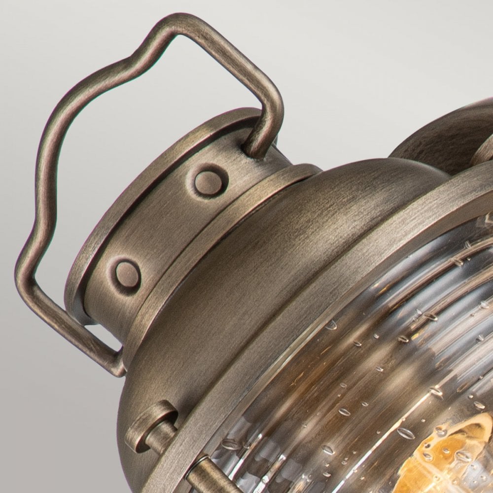 Kichler Ashland Bay Single Small Wall Lantern - Burnished Bronze