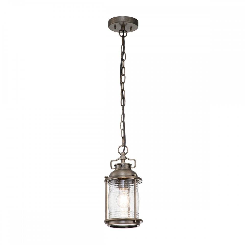 Kichler Ashland Bay Single Small Chain Lantern - Burnished Bronze