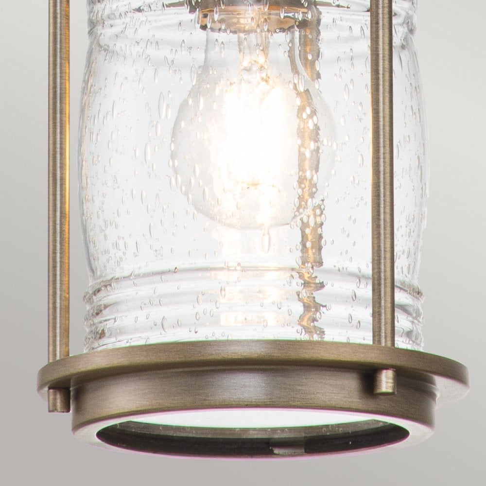 Kichler Ashland Bay Single Small Chain Lantern - Burnished Bronze