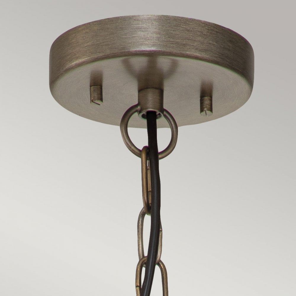 Kichler Ashland Bay Single Small Chain Lantern - Burnished Bronze