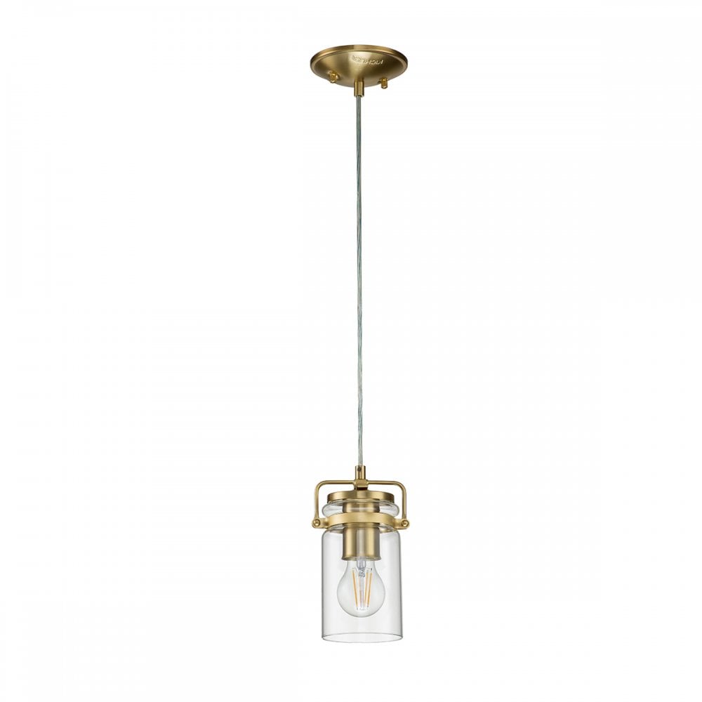 Kichler Brinley Single Mini Pendant - Brushed Brass